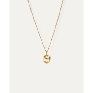 NWT Jenny Bird “O” Monogram Initial gold necklace